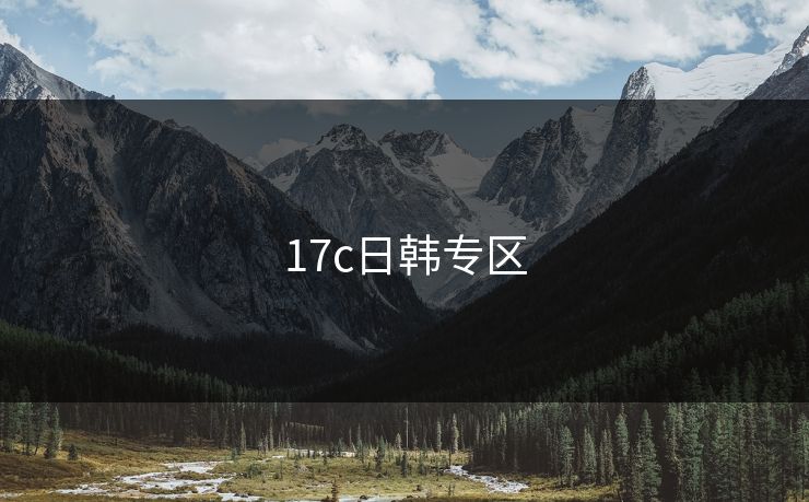 17c日韩专区